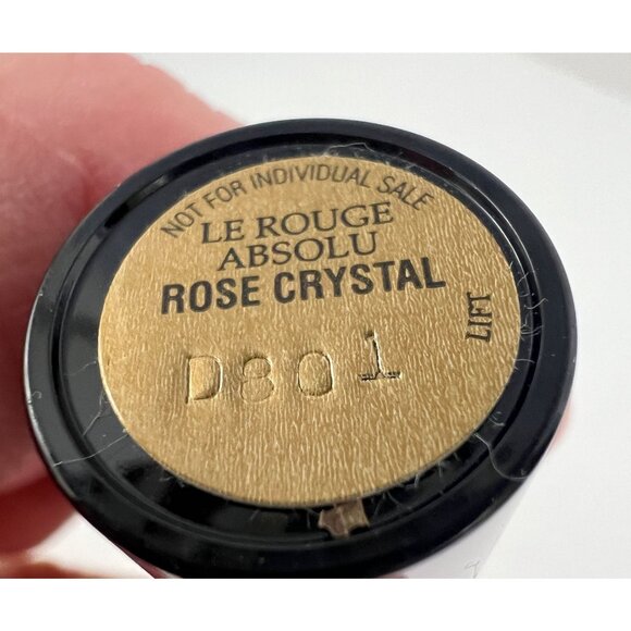 Lancome Lipstick LE ROUGE ABSOLU ROSE CRYSTAL Discontinued - Picture 2 of 3